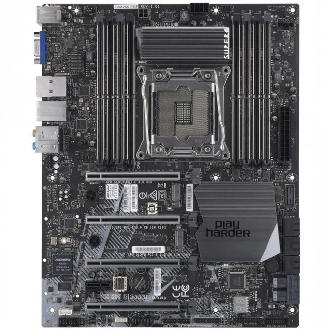Материнская плата Supermicro C9X299-PGF-B (bundle) MBD-C9X299-PGF-B (bundle) ATX, LGA 2066