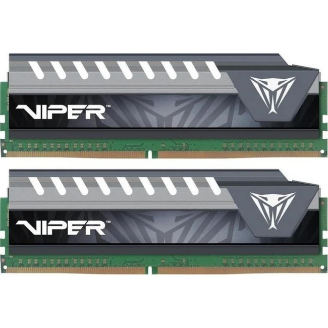 ОЗУ Patriot Viper Elite DDR4 8ГБ PVE48G213C4KGY DIMM, DDR4, 8 Гб (2 х 4 ГБ), 2133 МГц