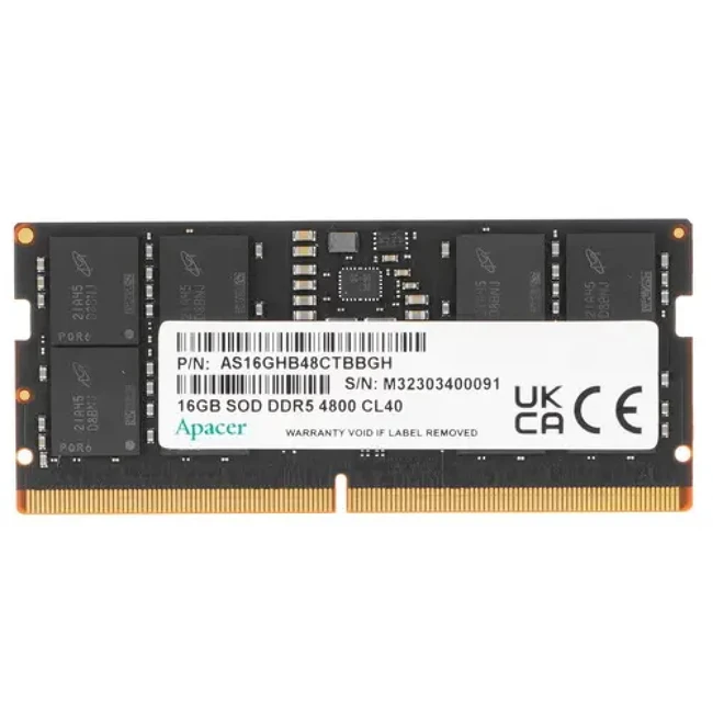 ОЗУ Apacer FS.16G2A.PTH SO-DIMM, DDR5, 16 Гб, 4800 МГц