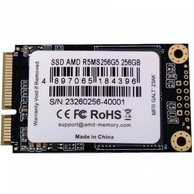 Внутренний накопитель AMD Radeon R5 R5MS256G5 SSD (твердотельные), 256 ГБ, mSATA, SATA