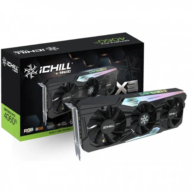 Видеокарта Inno3D RTX 4060 Ti iChill X3 C406T3-08D6X-17113389 8 ГБ