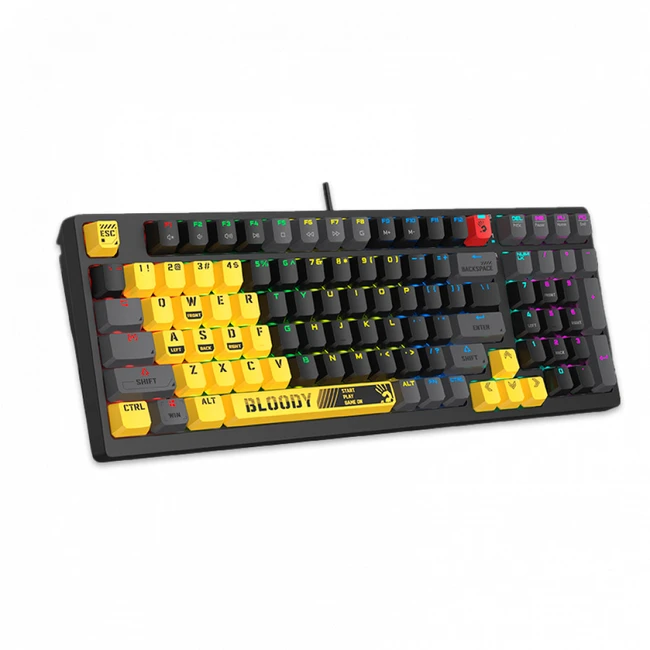 Клавиатура A4Tech S98-Lime (Проводная, USB)