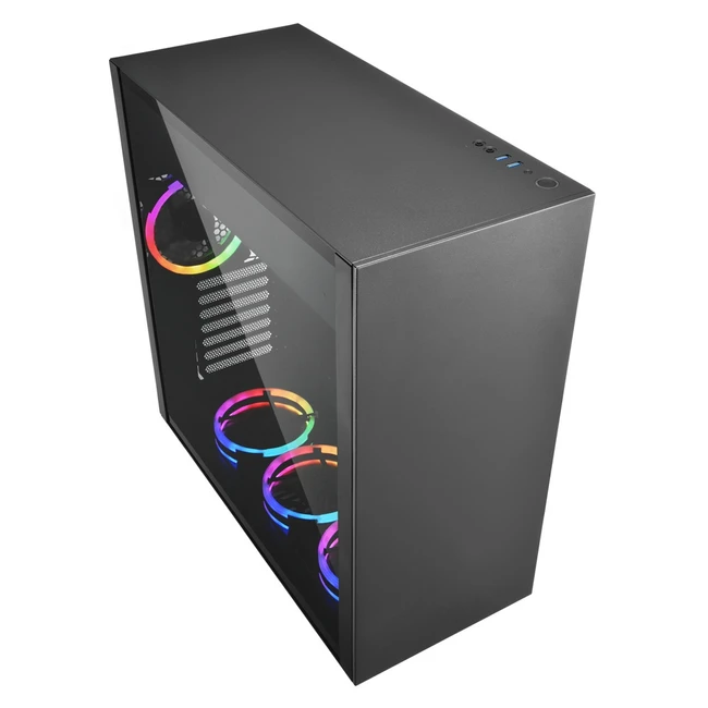 Корпус Sharkoon PURE STEEL BLACK RGB Mid-Tower
