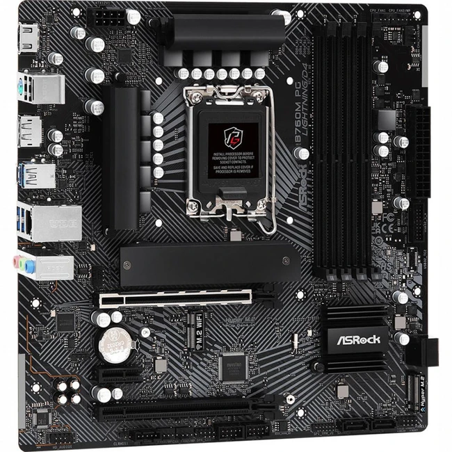 Материнская плата ASRock B760M PG LIGHTNING/D4 Micro-ATX, LGA 1700
