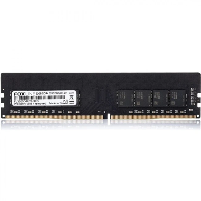 ОЗУ Foxline FL3200D4U22-32G_RTL (DIMM, DDR4, 32 Гб, 3200 МГц)