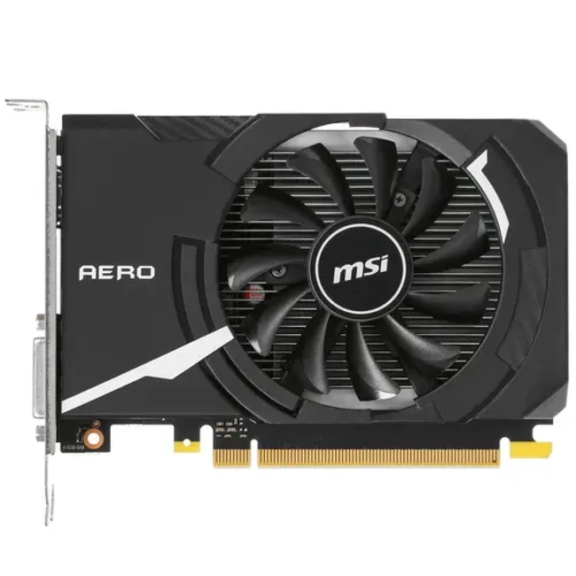 Видеокарта MSI GeForce GT 1030 AERO ITX OC GT 1030 AERO ITX 4GD4 OC (4 ГБ)