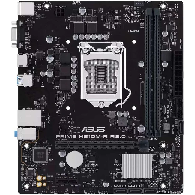 Материнская плата Asus PRIME H510M-R 90MB1EX0-M0ECY0 Micro-ATX, LGA 1200