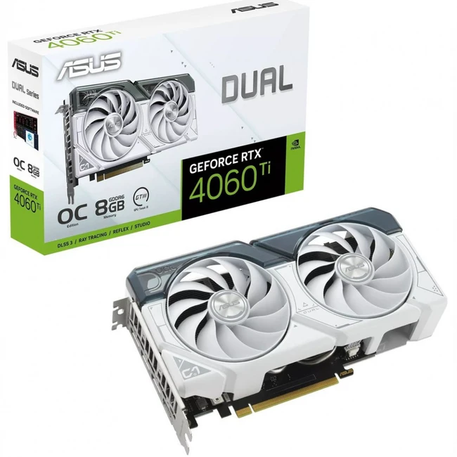 Видеокарта Asus RTX 4060 Ti WHITE O8G OC 90YV0J42-M0NA00 8 ГБ