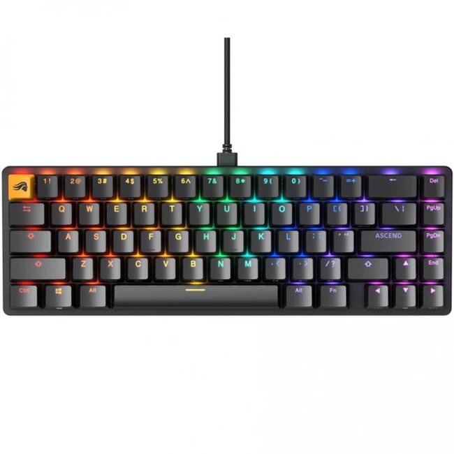 Клавиатура GLORIOUS GMMK2 Compact GLO-GMMK2-65-FOX-B Проводная, USB