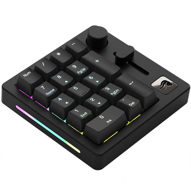 Клавиатура GLORIOUS GMMK Numpad Wireless Pre-Built (Fox Linear Switch) GLO-GMMK-NP-FOX-B Беспроводная, USB