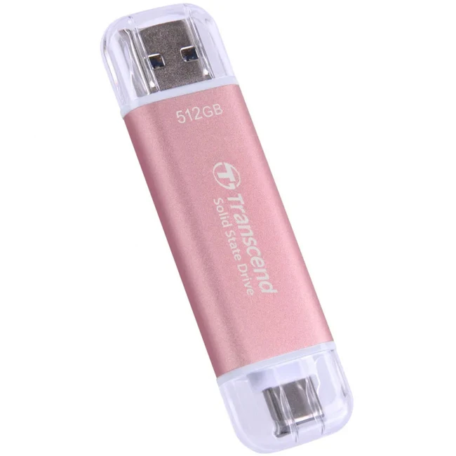 Внешний жесткий диск Transcend ESD310P TS512GESD310P (512 Гб, Интерфейс USB-C)