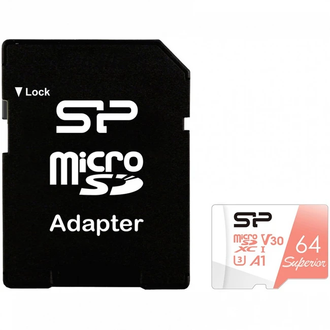 Флеш (Flash) карты Silicon Power SP064GBSTXDV3V20SP (64 ГБ)
