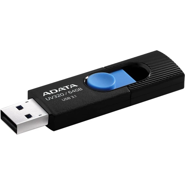 USB флешка (Flash) ADATA UV320 AUV320-64G-RBKBL 64 ГБ