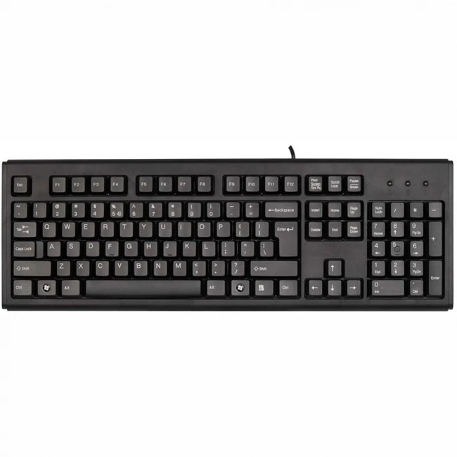 Клавиатура A4Tech KR-83 BLACK Проводная, USB