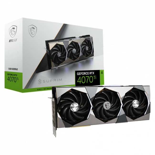 Видеокарта MSI GeForce RTX 4070Ti SUPRIM SE 4070 TI SUPRIM SE 12G 12 ГБ