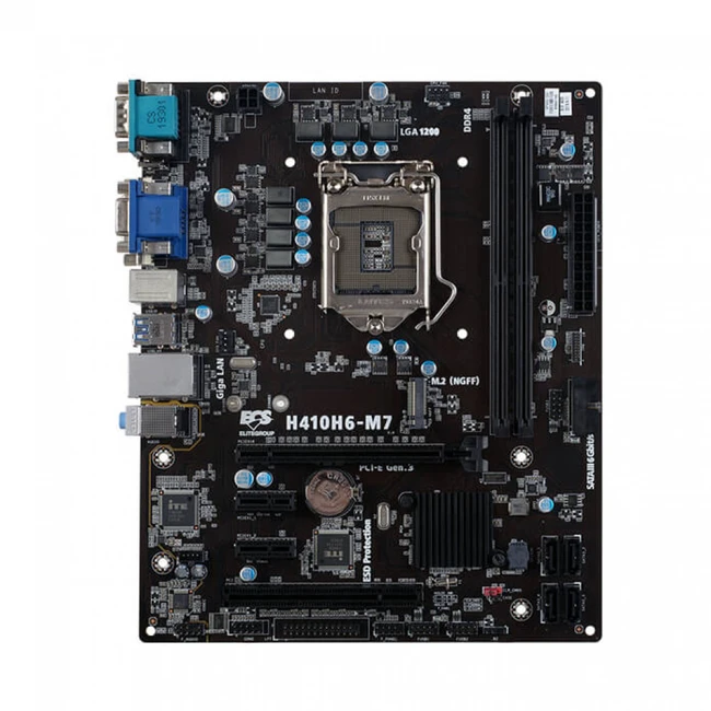 Материнская плата EliteGroup H410H6-M7 (Micro-ATX, LGA 1200)