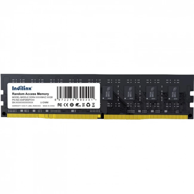 ОЗУ Indilinx ID4P32SP16X IND-ID4P32SP16X DIMM, DDR4, 16 Гб, 3200 МГц