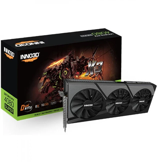 Видеокарта Inno3D GeForce RTX 4080 SUPER X3 N408S3-166X-18703552 16 ГБ