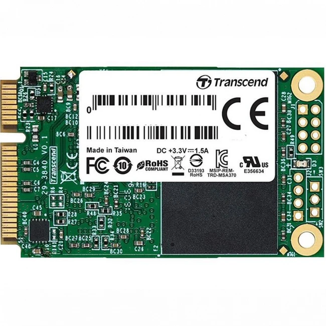 Внутренний накопитель Transcend MSA380M TS32GMSA380M SSD (твердотельные), 32 ГБ, mSATA, SATA