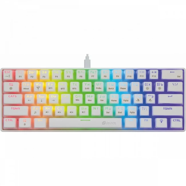 Клавиатура Oklick K763W 1920562 (Беспроводная, Bluetooth)