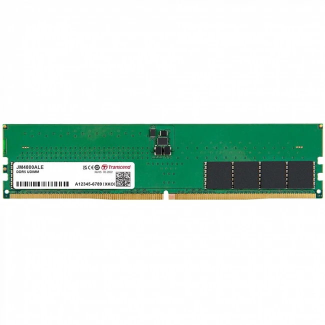 ОЗУ Transcend JM4800ALE-32G DIMM, DDR5, 32 Гб, 4800 МГц