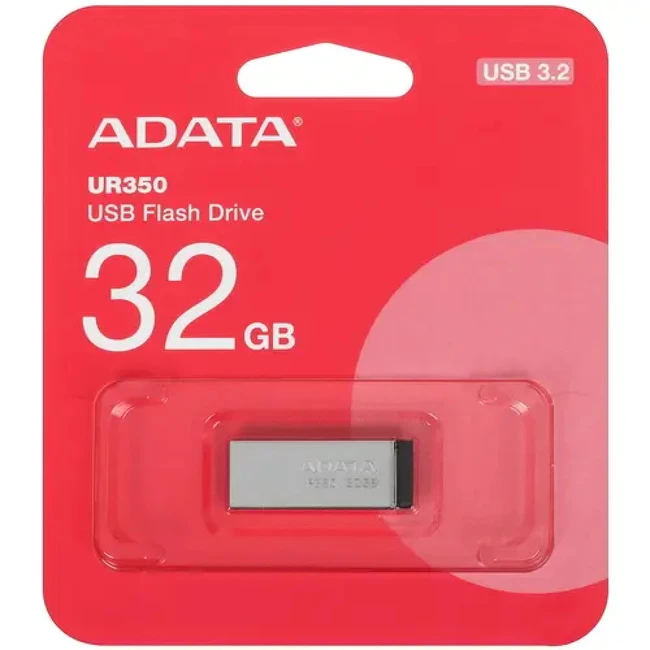 USB флешка (Flash) ADATA UR350 UR350-32G-RSR/BK 32 ГБ