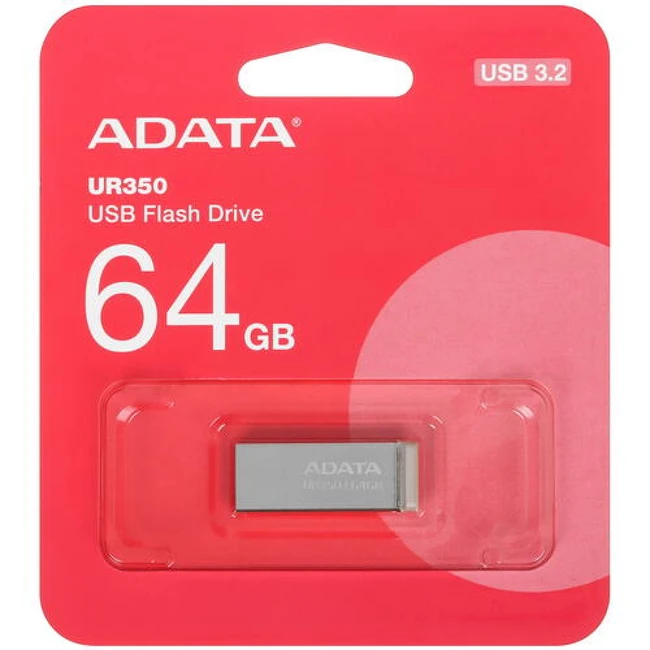 USB флешка (Flash) ADATA UR350 UR350-64G-RSR/BG 64 ГБ