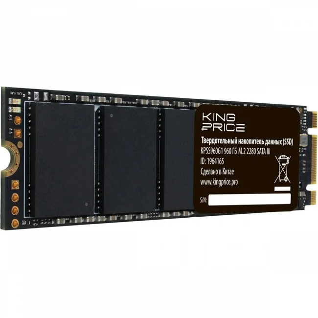 Внутренний накопитель KingPrice KPSS960G1 SSD (твердотельные), 960 ГБ, M.2, SATA