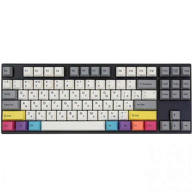 Клавиатура Varmilo CMYK VEA87 Cherry Mx Silent Red A23A024A6A1A06A007/E (Проводная, USB)
