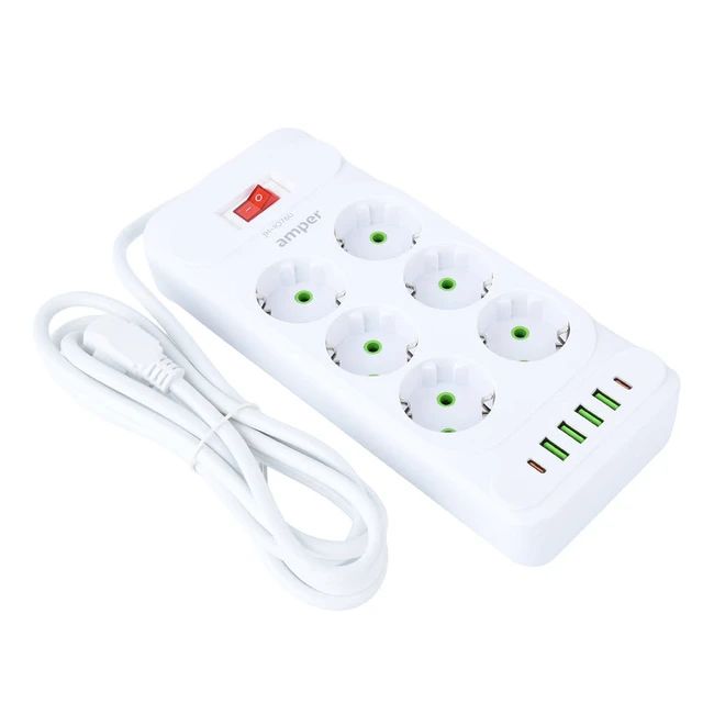 Распределитель питания Amper JH-1076U-4W