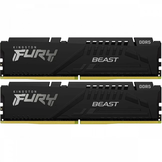 ОЗУ Kingston Fury Beast KF564C32BBK2-64 (DIMM, DDR5, 64 Гб (2 х 32 Гб), 6400 МГц)