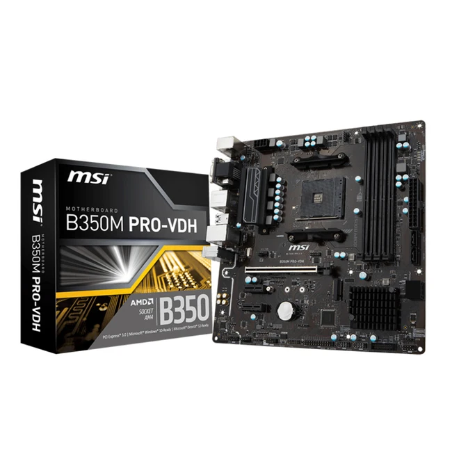 Материнская плата MSI B350M PRO-VDH