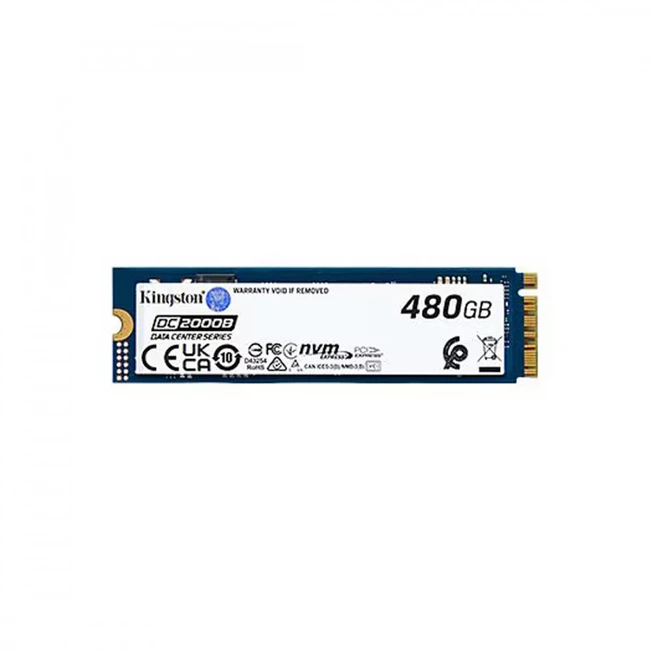 Серверный жесткий диск Kingston DC2000B SEDC2000BM8/480G SSD, M.2, 480 ГБ, PCIe