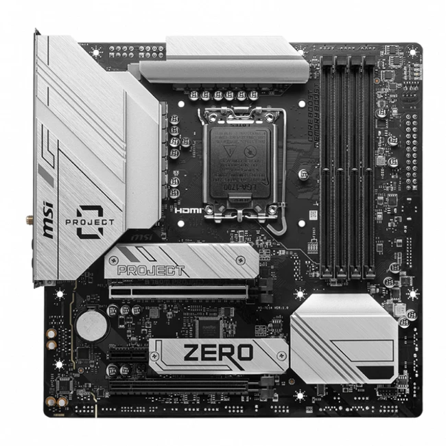 Материнская плата MSI B760M PROJECT ZERO (Micro-ATX, LGA 1700)