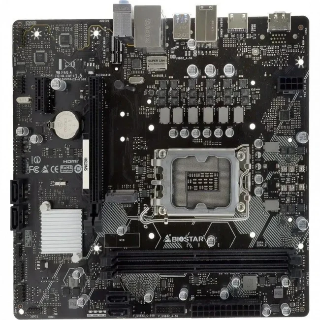 Материнская плата BIOSTAR H610MS (Micro-ATX, LGA 1700)