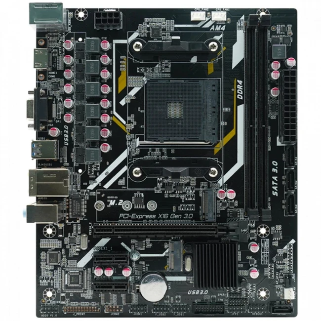 Материнская плата AFOX A520D4-MA5-V2 (Micro-ATX, AMD AM4)