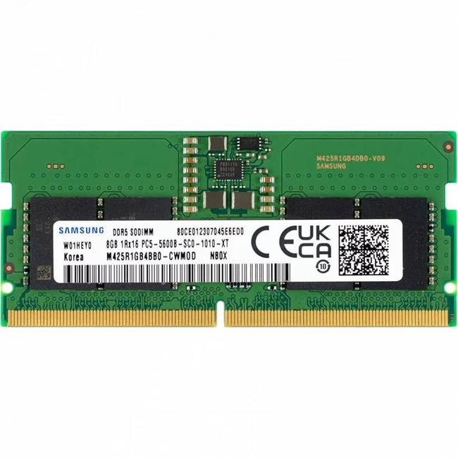 ОЗУ Samsung M425R1GB4PB0 M425R1GB4PB0-CWMOD SO-DIMM, DDR5, 8 Гб, 5600 МГц