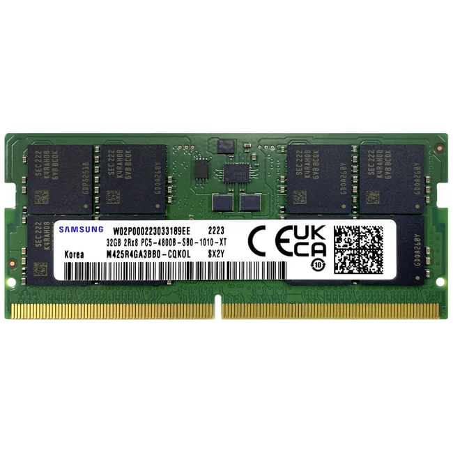 ОЗУ Samsung M425R4GA3BB0 M425R4GA3BB0-CQKOL (SO-DIMM, DDR5, 32 Гб, 4800 МГц)