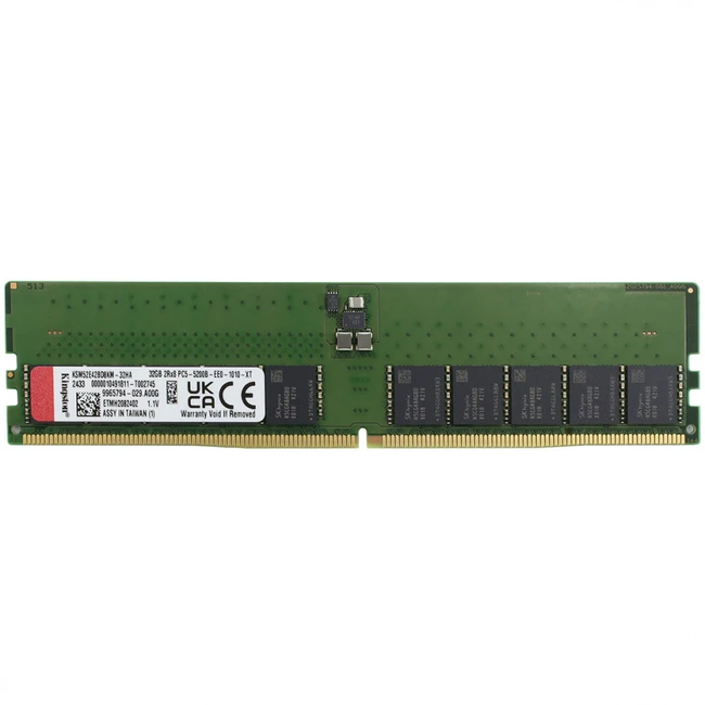 ОЗУ Kingston KSM52E42BD8KM-32HA (DIMM, DDR5, 32 Гб, 5200 МГц)