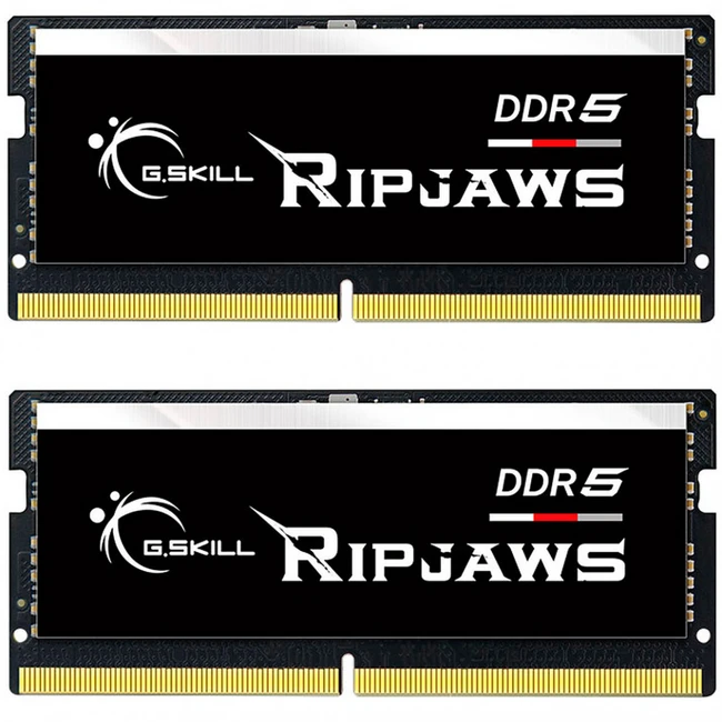 ОЗУ G.Skill RipJaws F5-5200S3838A16GX2-RS (SO-DIMM, DDR5, 32 Гб (2 х 16 Гб), 5200 МГц)