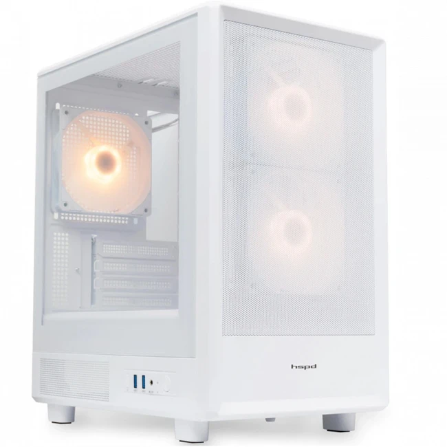 Корпус HSPD M310-TGWH-ARGB White Mini-Tower