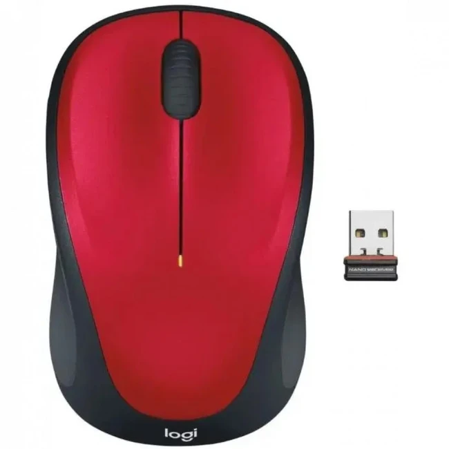 Мышь Logitech M235 Черно-красный 910-007130
