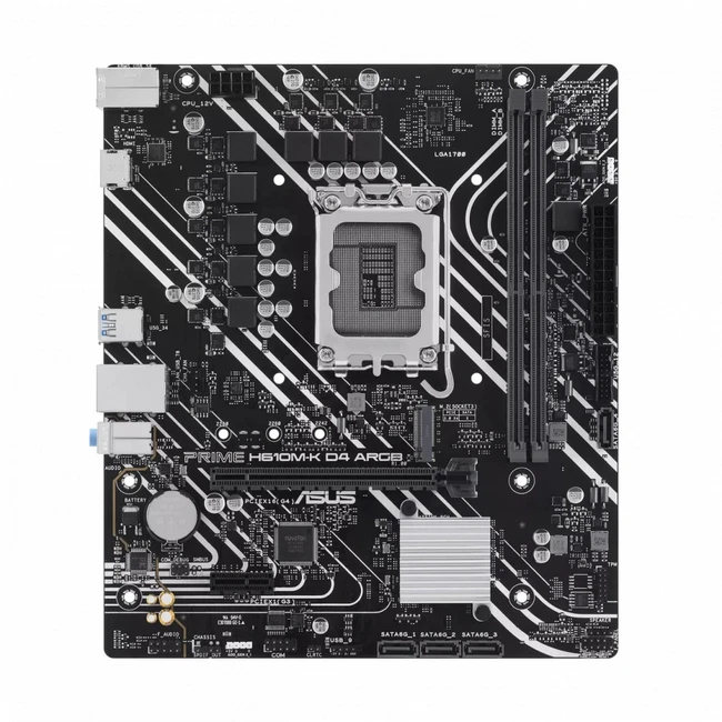 Материнская плата Asus PRIME H610M-K D4 ARGB (Micro-ATX, LGA 1700)
