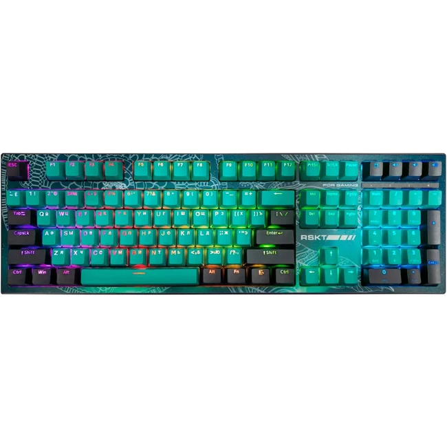 Клавиатура Raskat KM002 UV Green KM002-UV-GREEN Проводная, USB