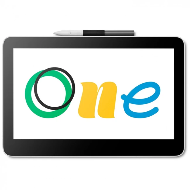 Графический планшет Wacom One 13 Touch pen display DTH134W0B 4096, Цветной дисплей