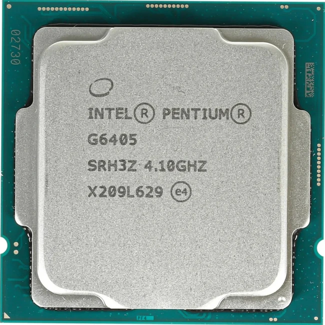 Процессор Intel Pentium G6405 S1200 OEM CM8070104291811 S RH3Z 999TKZ (4.1 ГГц, 4 МБ, OEM)