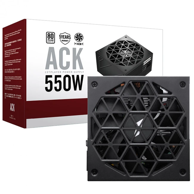 Блок питания 1STPLAYER HA-550AC1-BK (550 Вт)