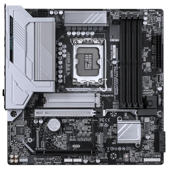 Материнская плата Gigabyte B860M GAMING X WIFI6E (Micro-ATX, LGA 1851)