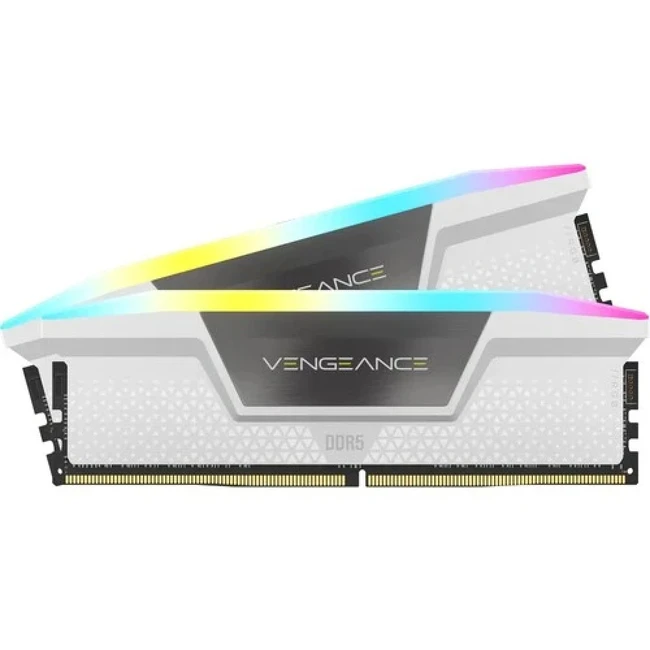ОЗУ Corsair Vengeance RGB CMH32GX5M2B6000C40W (DIMM, DDR5, 32 Гб (2 х 16 Гб), 6000 МГц)