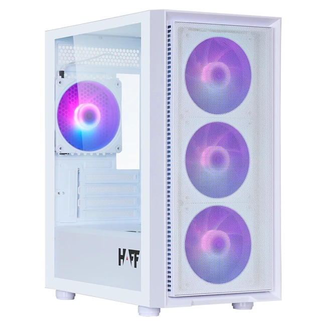 Корпус HAFF Flash MATX White (Mini-Tower)